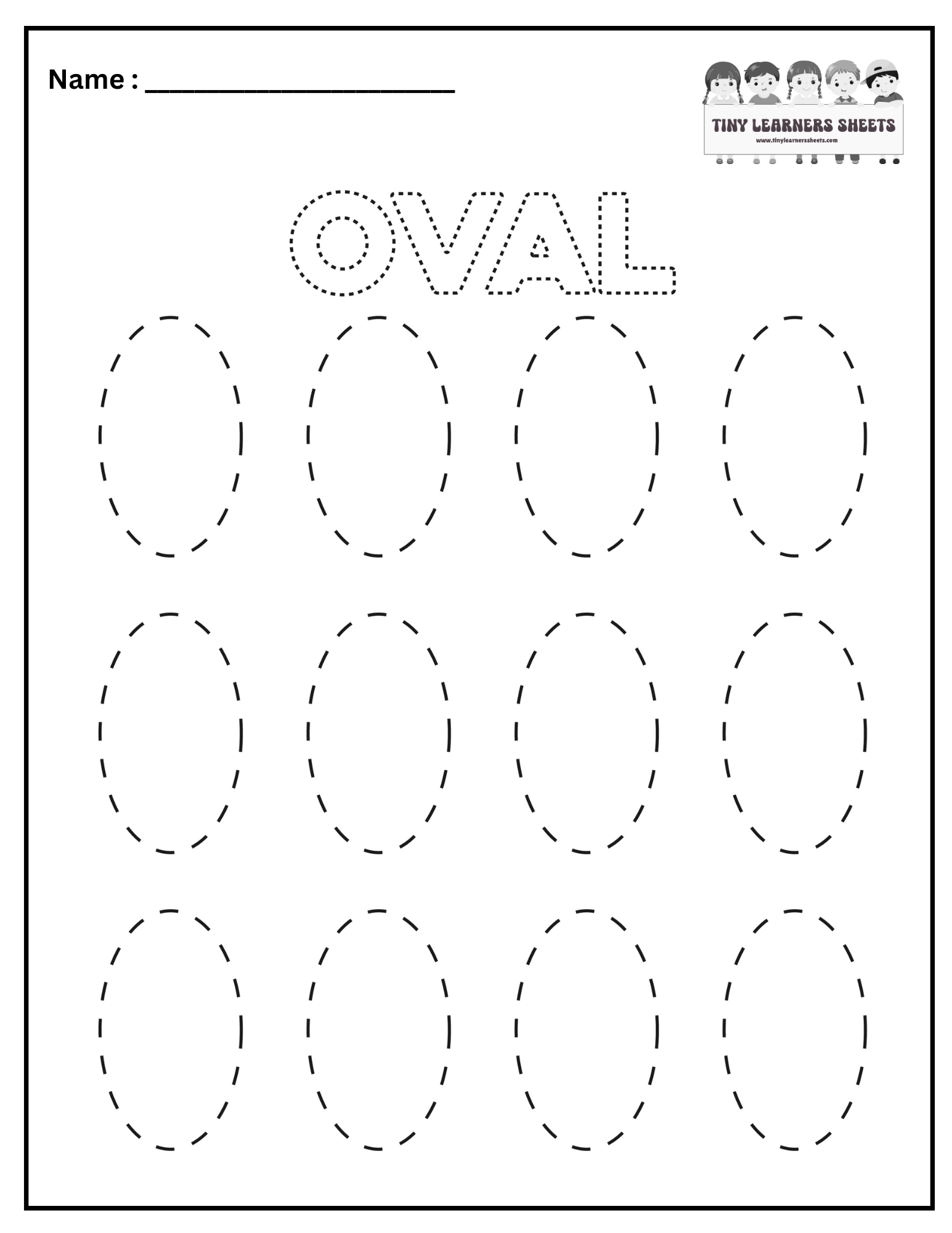 Trace Oval Shape